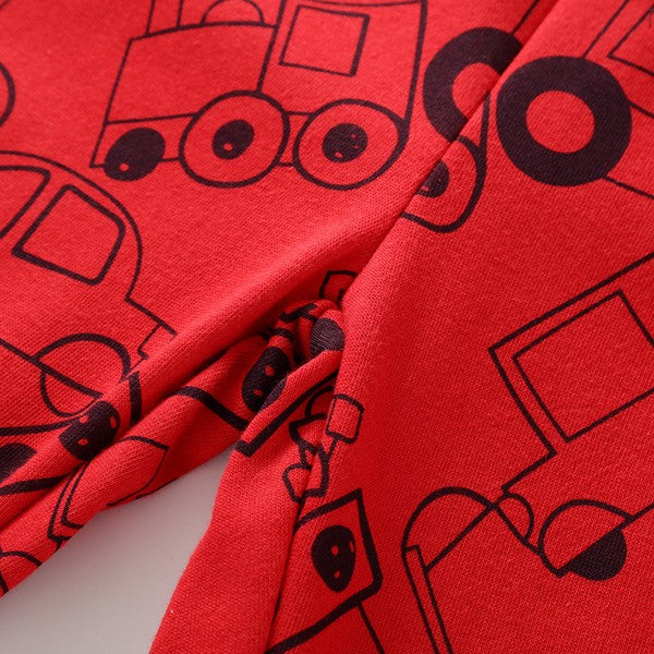 Trucks and Trains Toddler Jogger Set