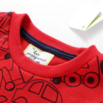 Load image into Gallery viewer, Trucks and Trains Toddler Jogger Set
