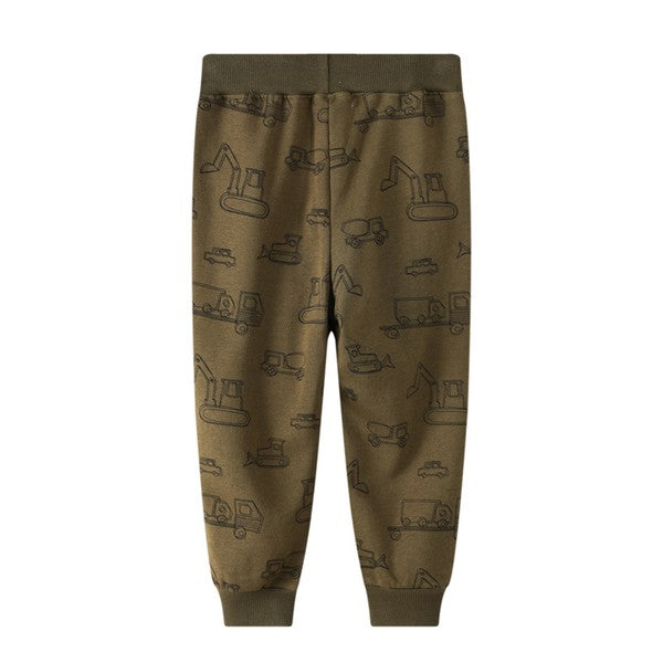 Bulldozer Toddler Boy Jogger Pants