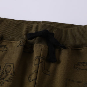 Bulldozer Toddler Boy Jogger Pants