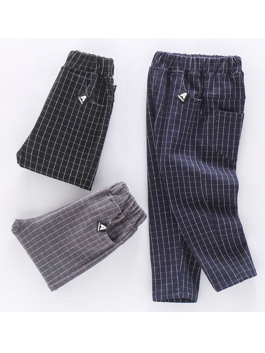 Checkmate Checkered Toddler Boy Trousers