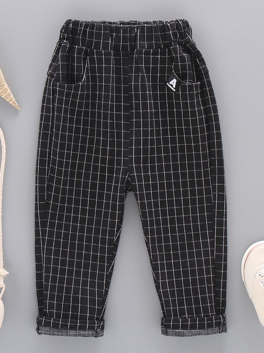 Checkmate Checkered Toddler Boy Trousers