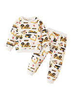 Load image into Gallery viewer, Excavator Toddler Boy Jogger Set
