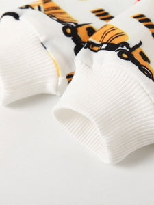 Excavator Toddler Boy Jogger Set