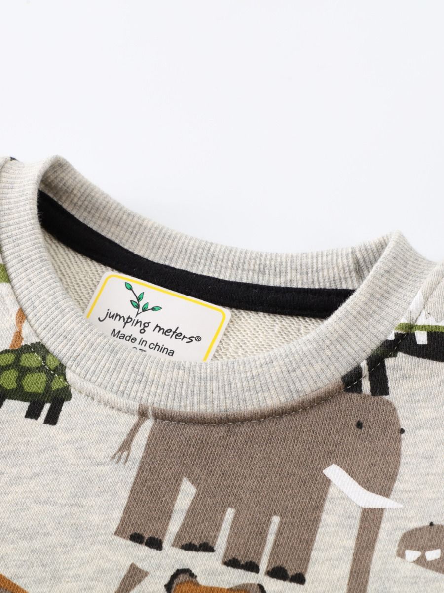 Zoo Animals Toddler Boy Jogger Set