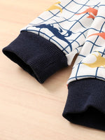 Load image into Gallery viewer, Dinosaur Checked Toddler Boy Jacket
