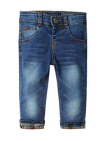 Load image into Gallery viewer, Plaid Toddler Boy Jeans
