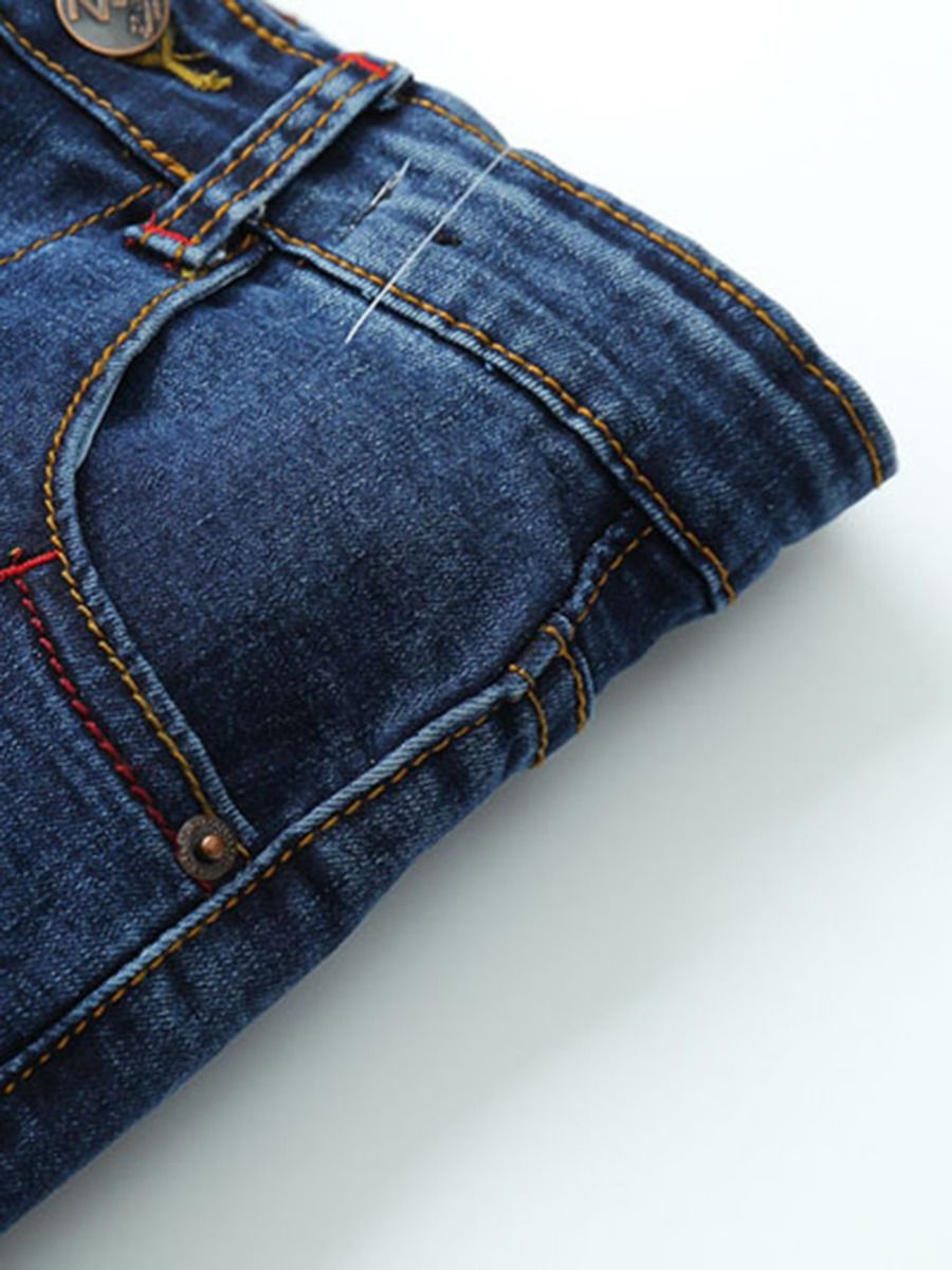 Plaid Toddler Boy Jeans