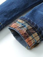 Load image into Gallery viewer, Plaid Toddler Boy Jeans
