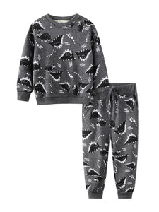 B&W Dino Toddler Jogger Set