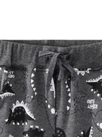 Load image into Gallery viewer, B&amp;W Dino Toddler Jogger Set
