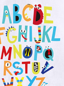 Colorful Alphabet Toddler Boy Shirt