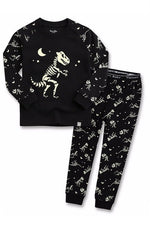 Load image into Gallery viewer, Dinosaur Bones Toddler Pajamas
