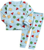 Load image into Gallery viewer, Shapes and Colors!!!  Toddler Boy Pajamas
