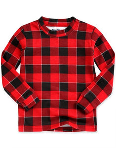 Gingham Toddler Boy Pajamas