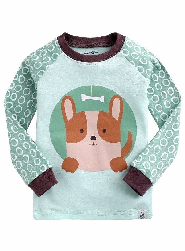 Cute Pup Toddler Boy Pajamas