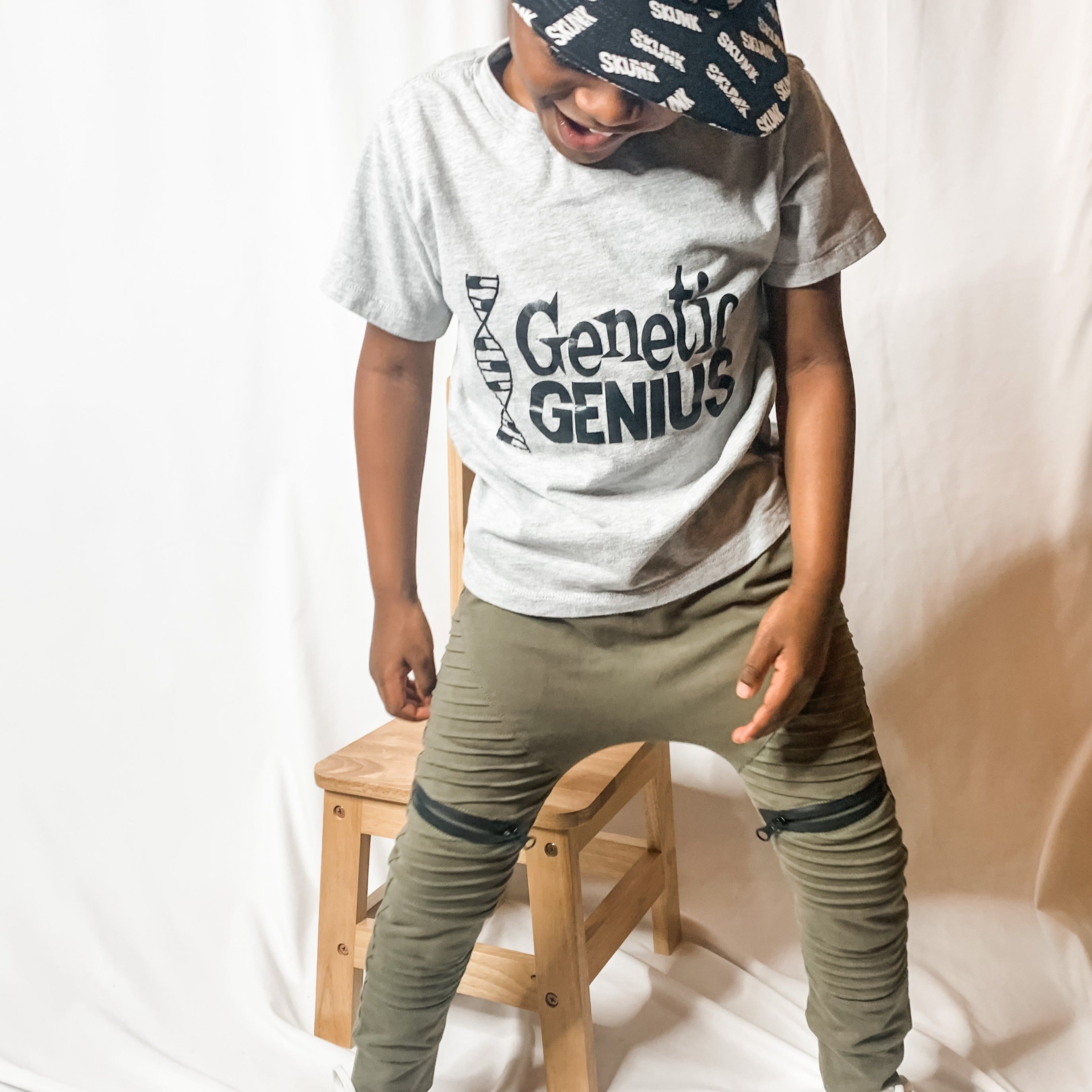 Biker Toddler Boy Joggers
