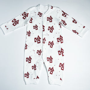 Red Shapes Infant/Toddler Onesie