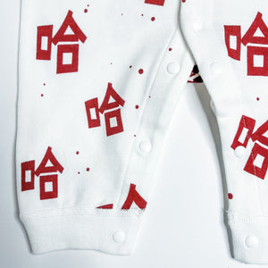 Red Shapes Infant/Toddler Onesie