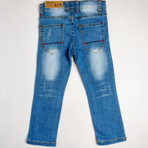Red Stitch Toddler Boy Jeans