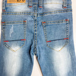 Load image into Gallery viewer, Red Stitch Toddler Boy Jeans
