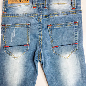 Red Stitch Toddler Boy Jeans