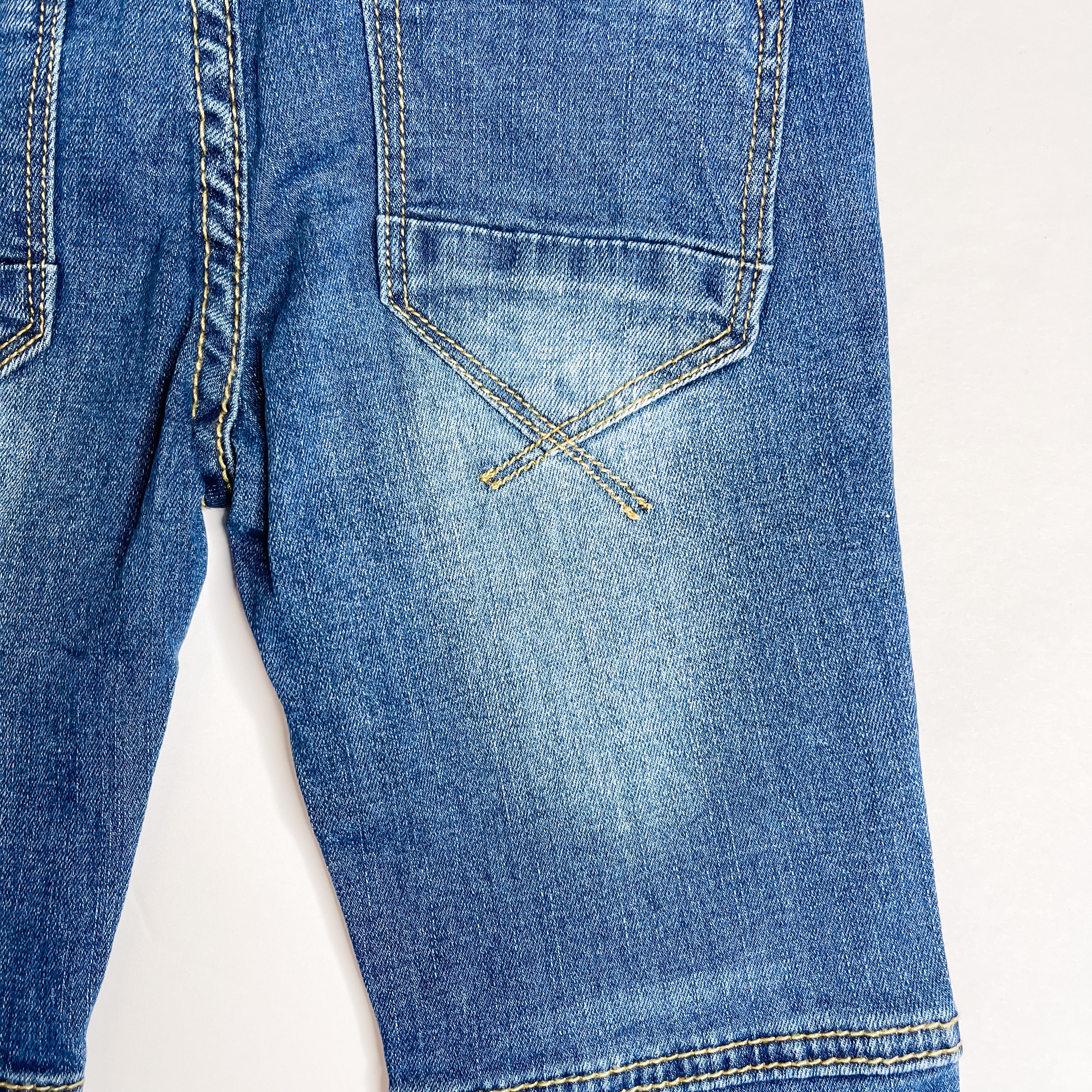 Pockets-A-Plenty Toddler Boy Denim Joggers