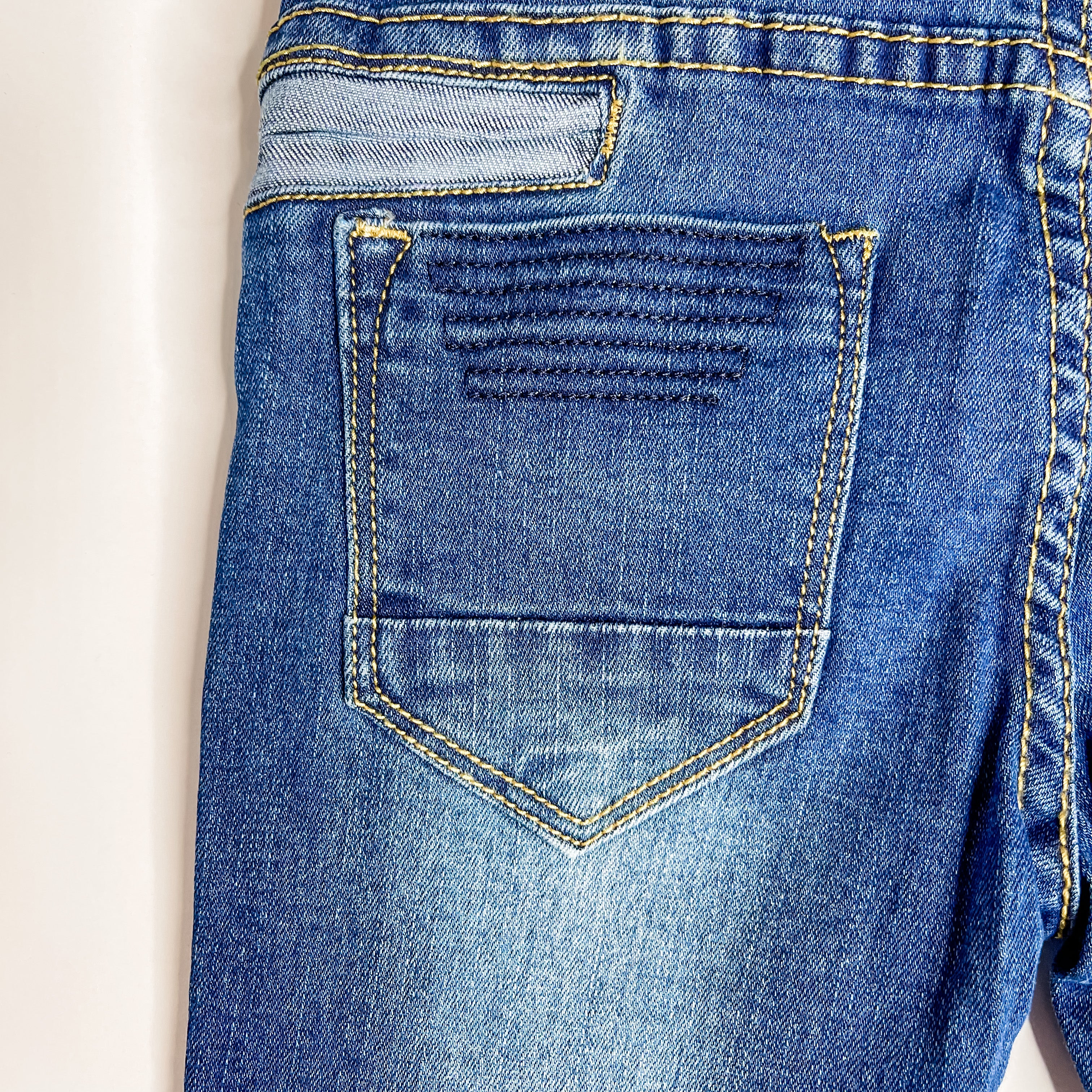 Pockets-A-Plenty Toddler Boy Denim Joggers