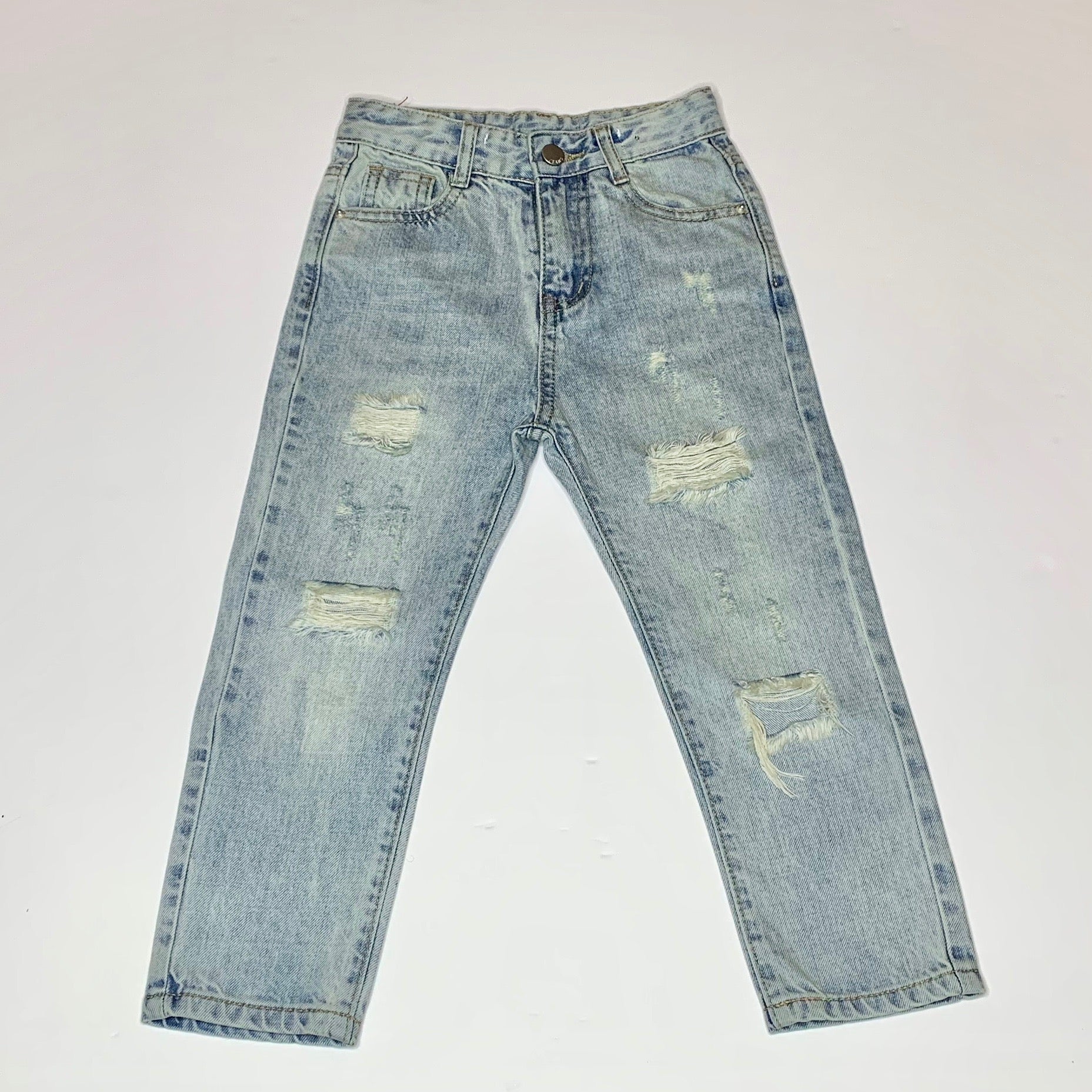 Trashed Dad Jeans - Skunk