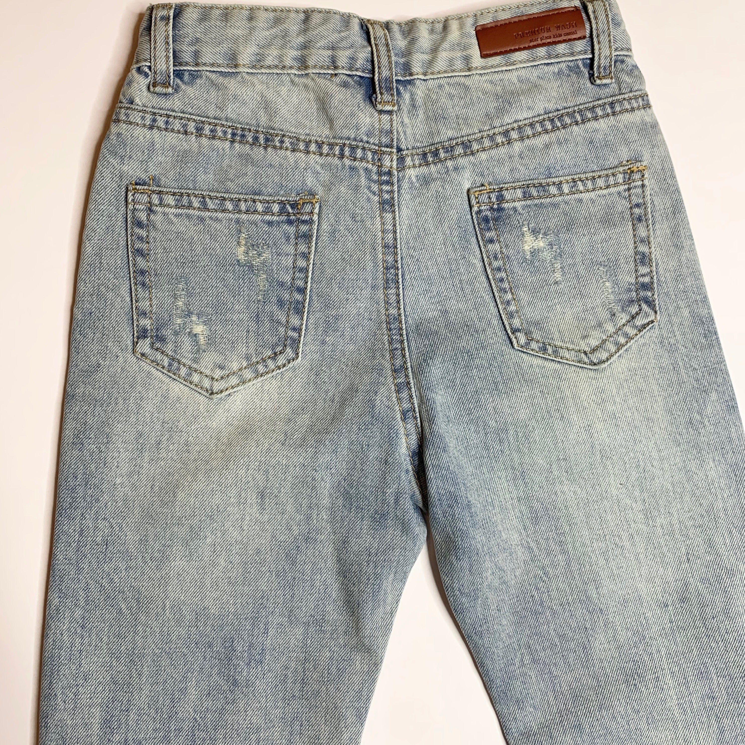 Trashed Dad Jeans - Skunk