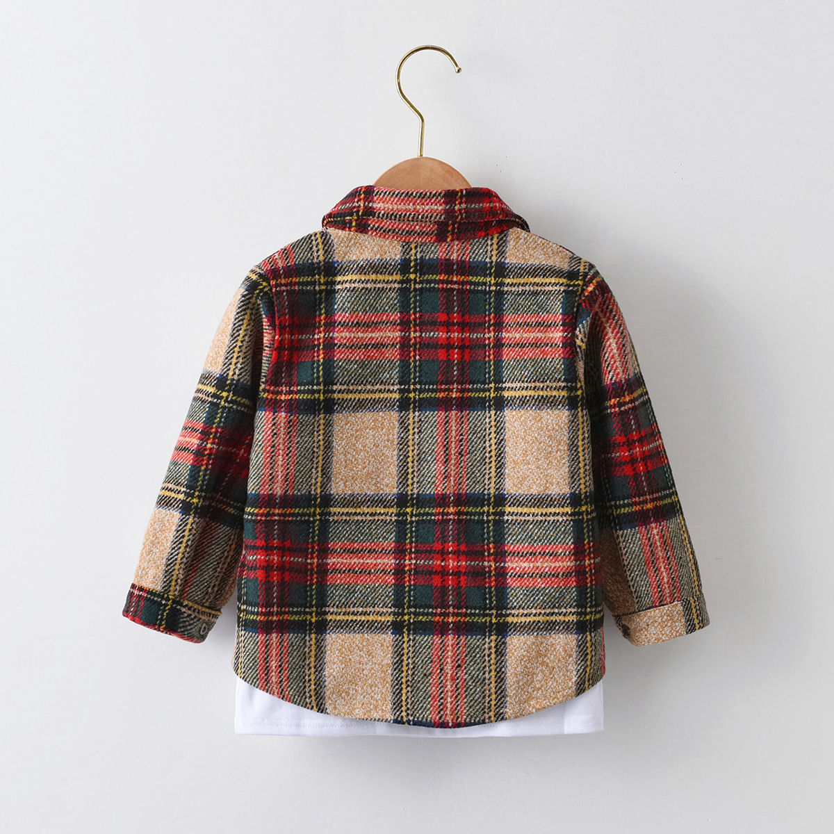 Toasty Plaid Toddler Boy Shirt