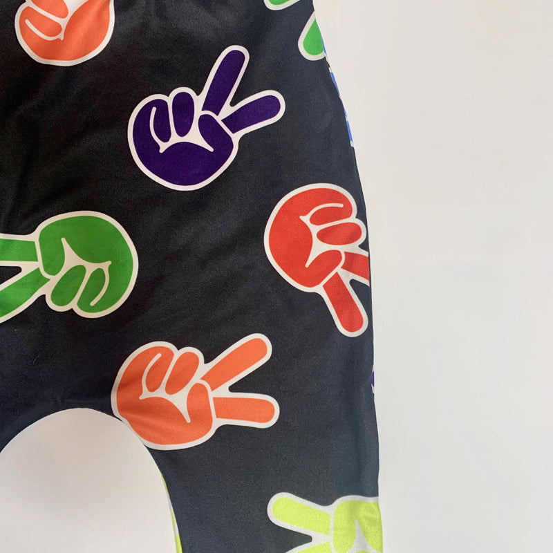 Peace, Love, and Cool! Jogger Pants - Skunk