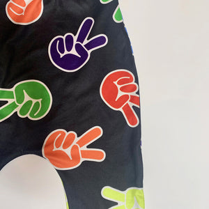 Peace, Love, and Cool! Jogger Pants - Skunk
